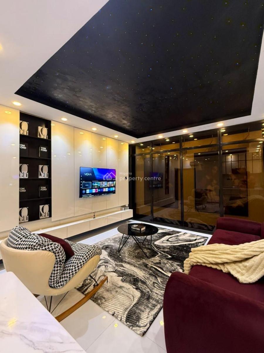 Luxurious 1 Bedroom Apartment with Private Cinema, Chevron, Lekki, Lagos, Flat / Apartment Short Let