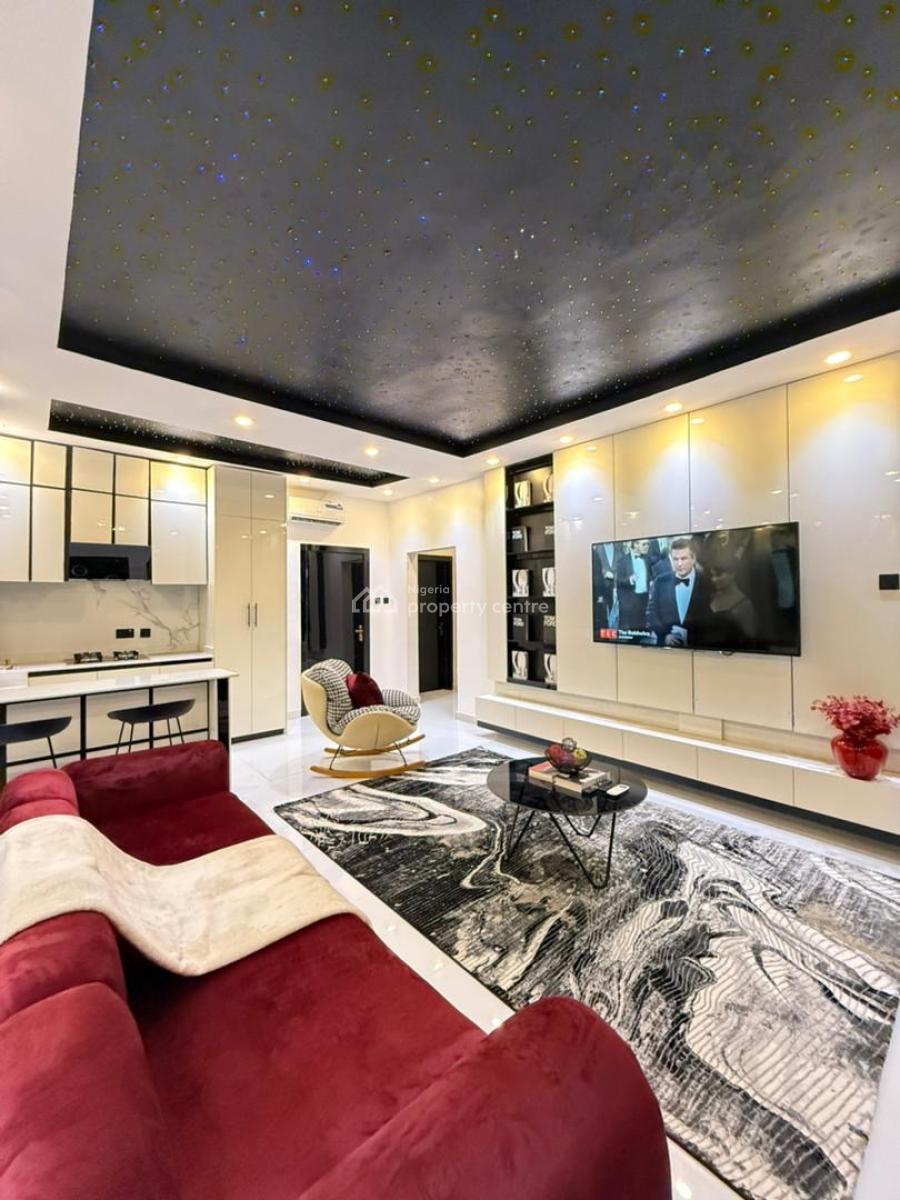 Luxurious 1 Bedroom Apartment with Private Cinema, Chevron, Lekki, Lagos, Flat / Apartment Short Let