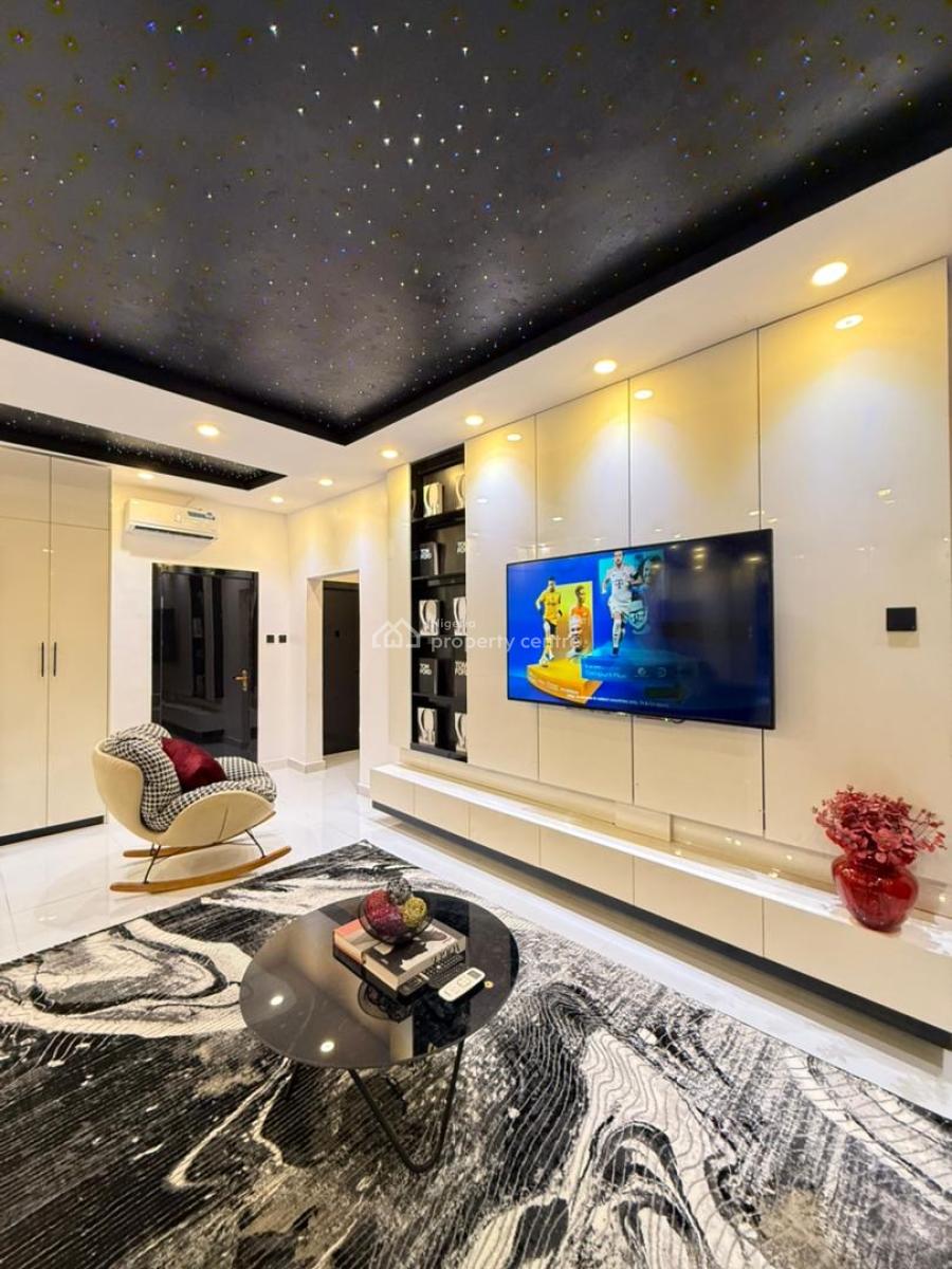 Luxurious 1 Bedroom Apartment with Private Cinema, Chevron, Lekki, Lagos, Flat / Apartment Short Let