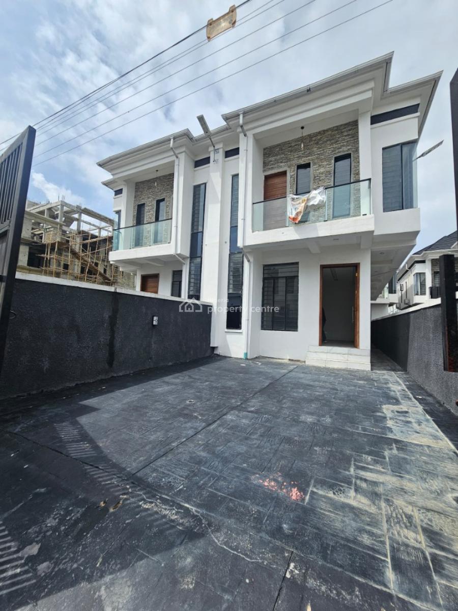 Homely 4-bedroom Semi-detached Duplex in a Self Compound, Ikota, Lekki, Lagos, Semi-detached Duplex for Sale