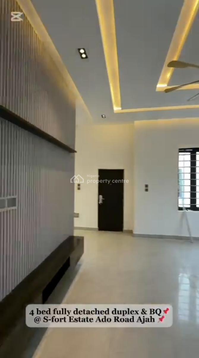 4 Bedrooms Fully Detached Duplex, All Rooms Ensuite with 1bedroom, S-forte, Ajah, Lagos, Ajah, Lagos, Detached Duplex for Sale