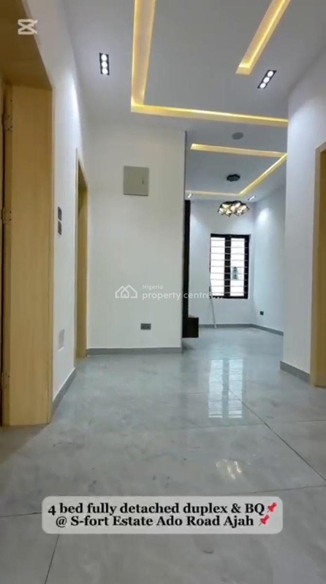 4 Bedrooms Fully Detached Duplex, All Rooms Ensuite with 1bedroom, S-forte, Ajah, Lagos, Ajah, Lagos, Detached Duplex for Sale
