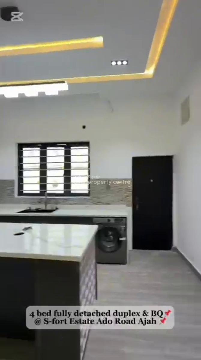 4 Bedrooms Fully Detached Duplex, All Rooms Ensuite with 1bedroom, S-forte, Ajah, Lagos, Ajah, Lagos, Detached Duplex for Sale