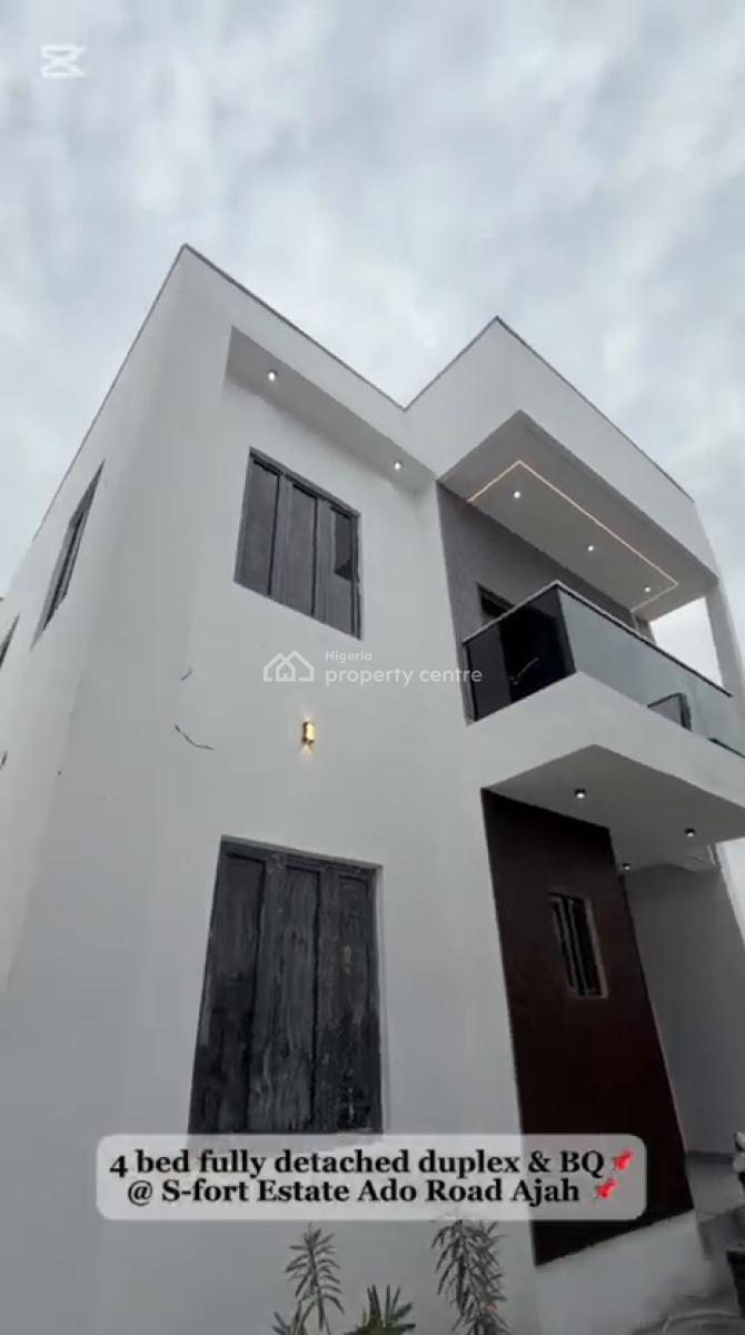 4 Bedrooms Fully Detached Duplex, All Rooms Ensuite with 1bedroom, S-forte, Ajah, Lagos, Ajah, Lagos, Detached Duplex for Sale