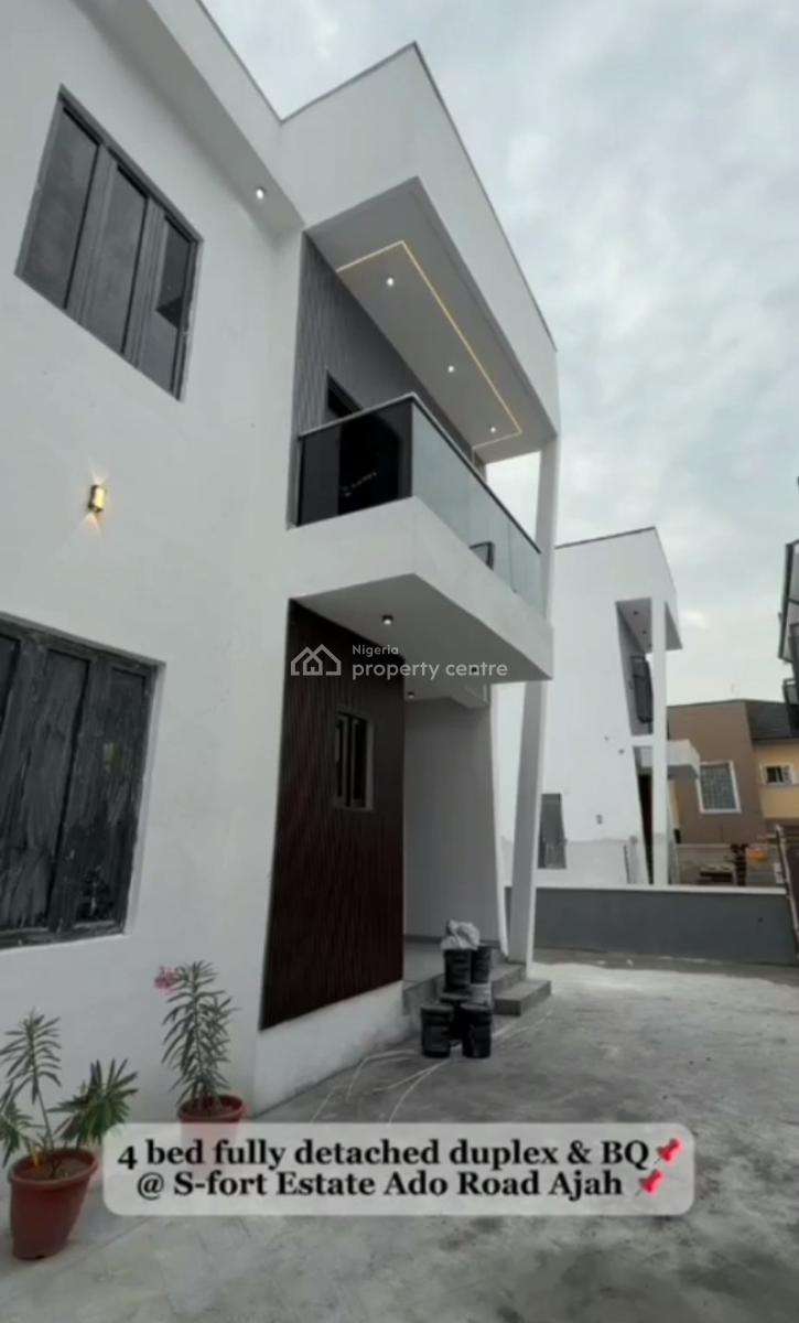 4 Bedrooms Fully Detached Duplex, All Rooms Ensuite with 1bedroom, S-forte, Ajah, Lagos, Ajah, Lagos, Detached Duplex for Sale