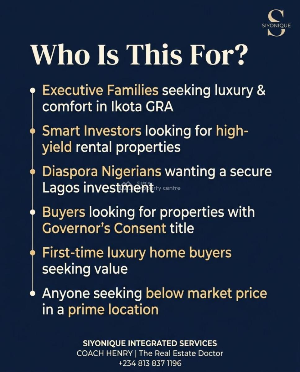 Great Opportunity 3 Bed Terrace Duplex Suitable for Investment, Ikota, Lekki, Lagos, Terraced Duplex for Sale