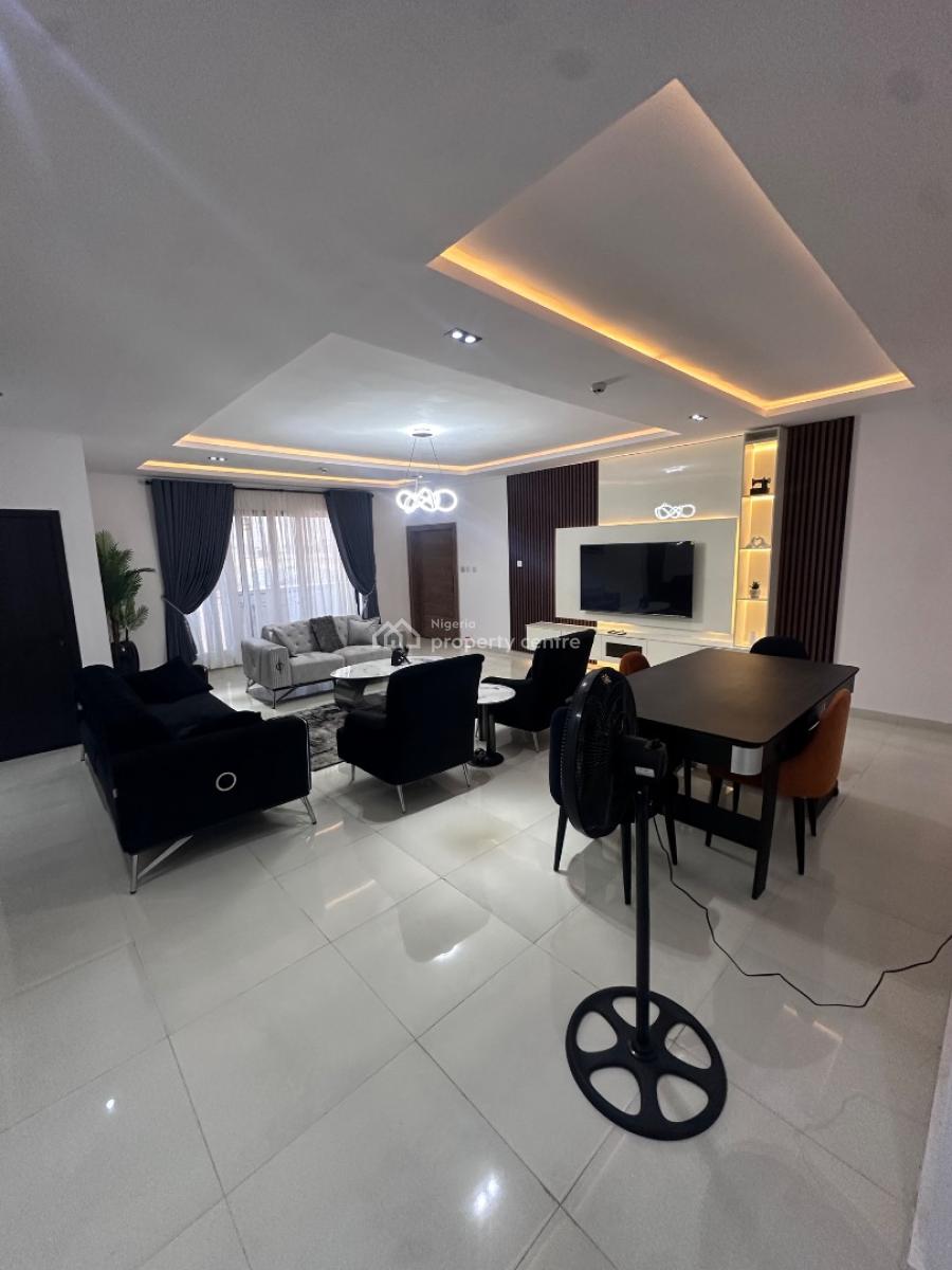 Furnished Luxury 3 Bedroom Flat with Excellent Facilities, 247 Power, Penthouse @davies Court Gated Estate, Ologolo, Lekki, Lagos, Flat / Apartment for Rent