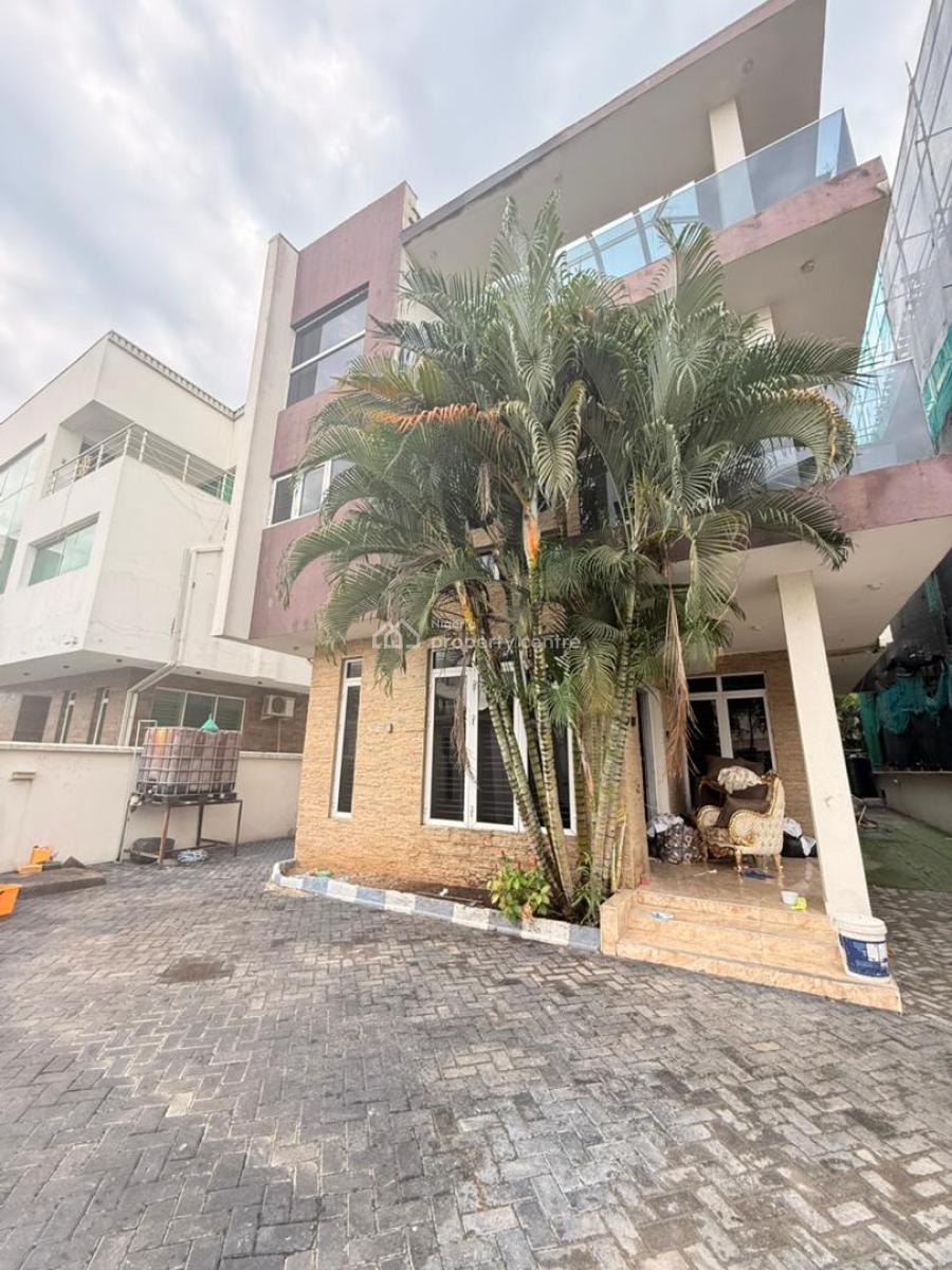 a Spacious 5 Bedroom Detached House with Inbuilt Service Quarters, 5th Avenue Banana Island Estate, Banana Island, Ikoyi, Lagos, Detached Duplex for Rent