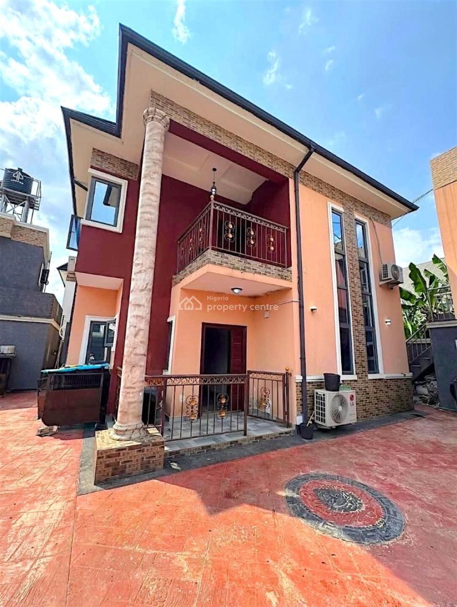 Standard 4 Bedroom Duplex in a Secure Neigborhood, Eneka Link Road, Shell Cooperative, Port Harcourt, Rivers, Detached Duplex for Sale