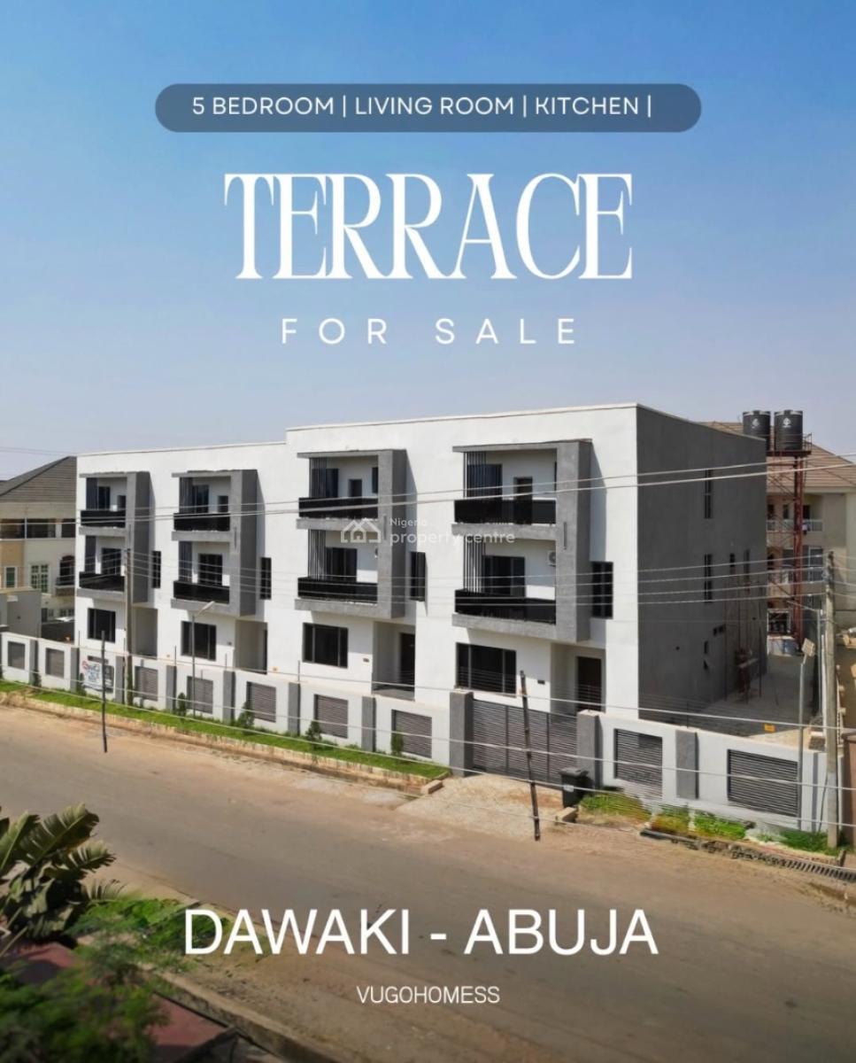 Brand New 5 Bedroom Terrace Duplex, Dawaki, Gwarinpa, Abuja, Terraced Duplex for Sale