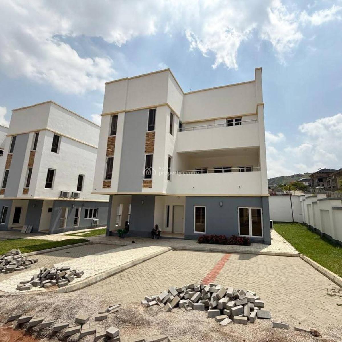 Newly Built 4 Bedroom Fully Detached Duplex with Bq in Ab Estate., Maitama District, Abuja, Detached Duplex for Rent