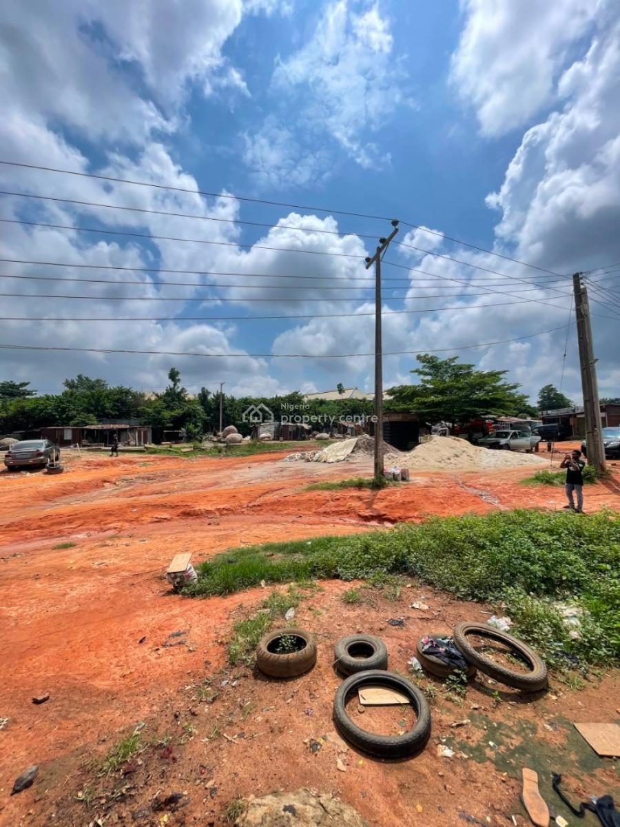 Affordable Land in Ikorodu Road Wity Cofo, Land Facing Road in Laspotech Area of Ikorodu with an Office Space on, Maya, Ikorodu, Lagos, Mixed-use Land for Sale