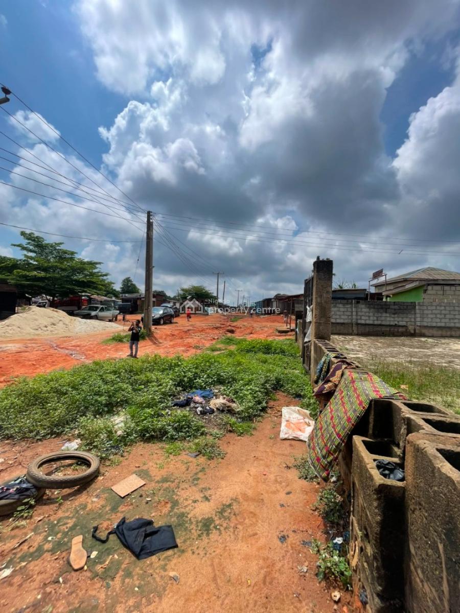 Affordable Land in Ikorodu Road Wity Cofo, Land Facing Road in Laspotech Area of Ikorodu with an Office Space on, Maya, Ikorodu, Lagos, Mixed-use Land for Sale