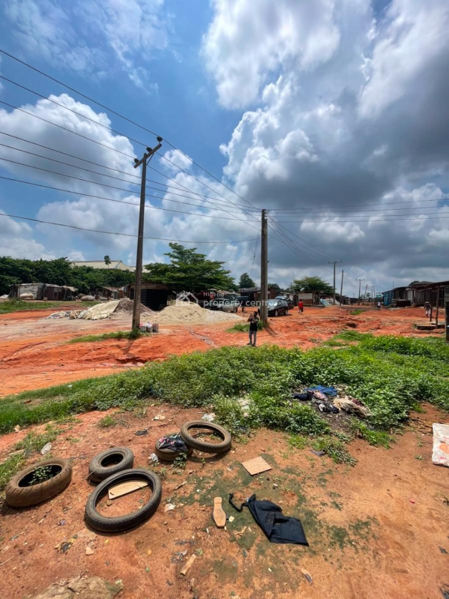 Affordable Land in Ikorodu Road Wity Cofo, Land Facing Road in Laspotech Area of Ikorodu with an Office Space on, Maya, Ikorodu, Lagos, Mixed-use Land for Sale