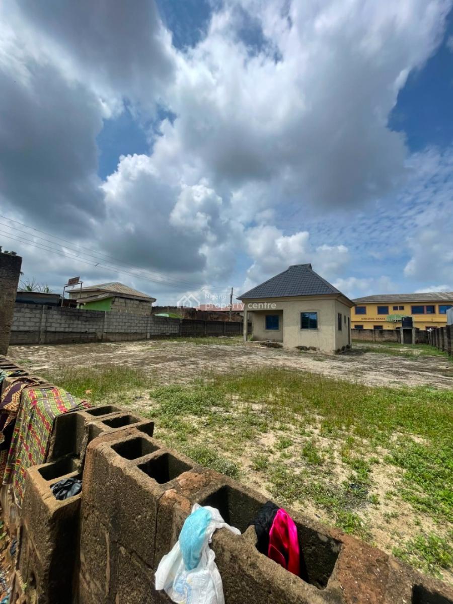 Affordable Land in Ikorodu Road Wity Cofo, Land Facing Road in Laspotech Area of Ikorodu with an Office Space on, Maya, Ikorodu, Lagos, Mixed-use Land for Sale