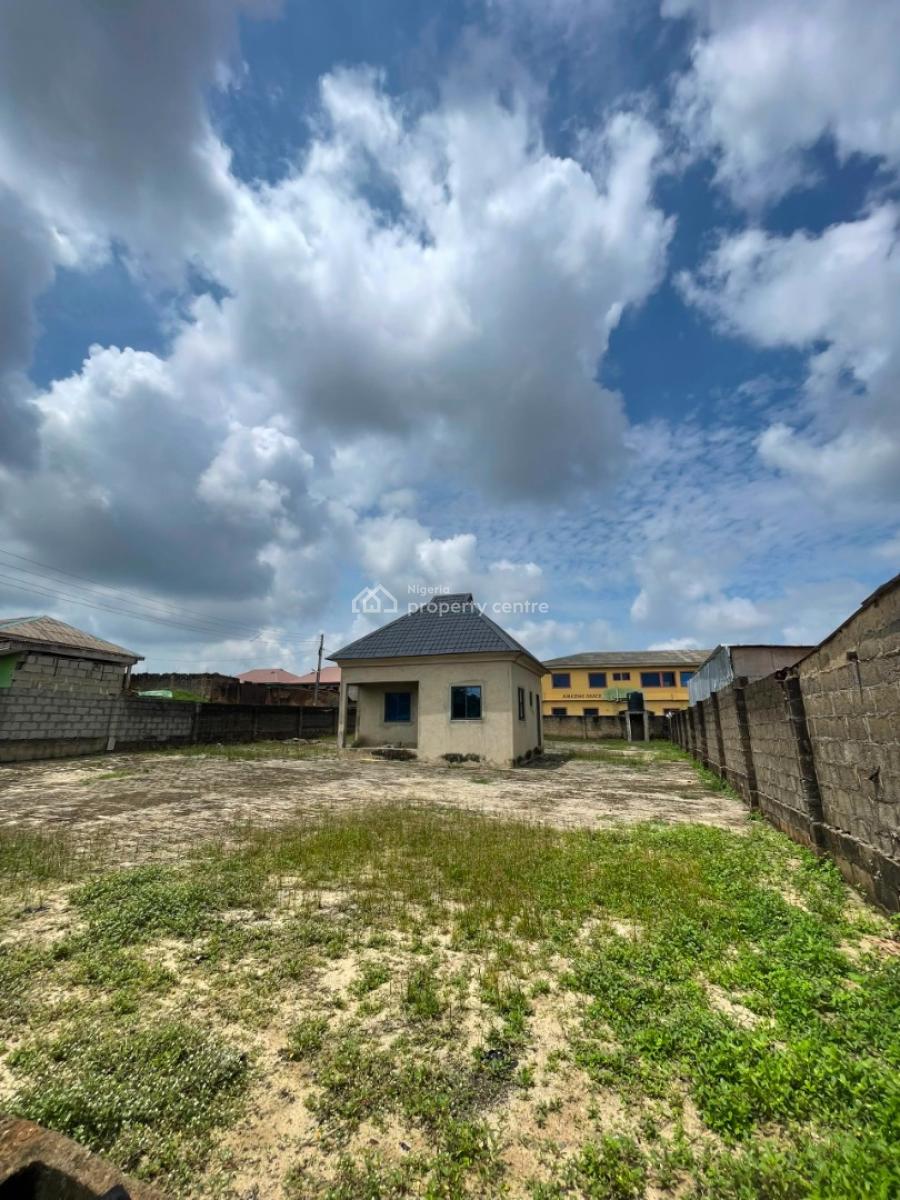 Affordable Land in Ikorodu Road Wity Cofo, Land Facing Road in Laspotech Area of Ikorodu with an Office Space on, Maya, Ikorodu, Lagos, Mixed-use Land for Sale