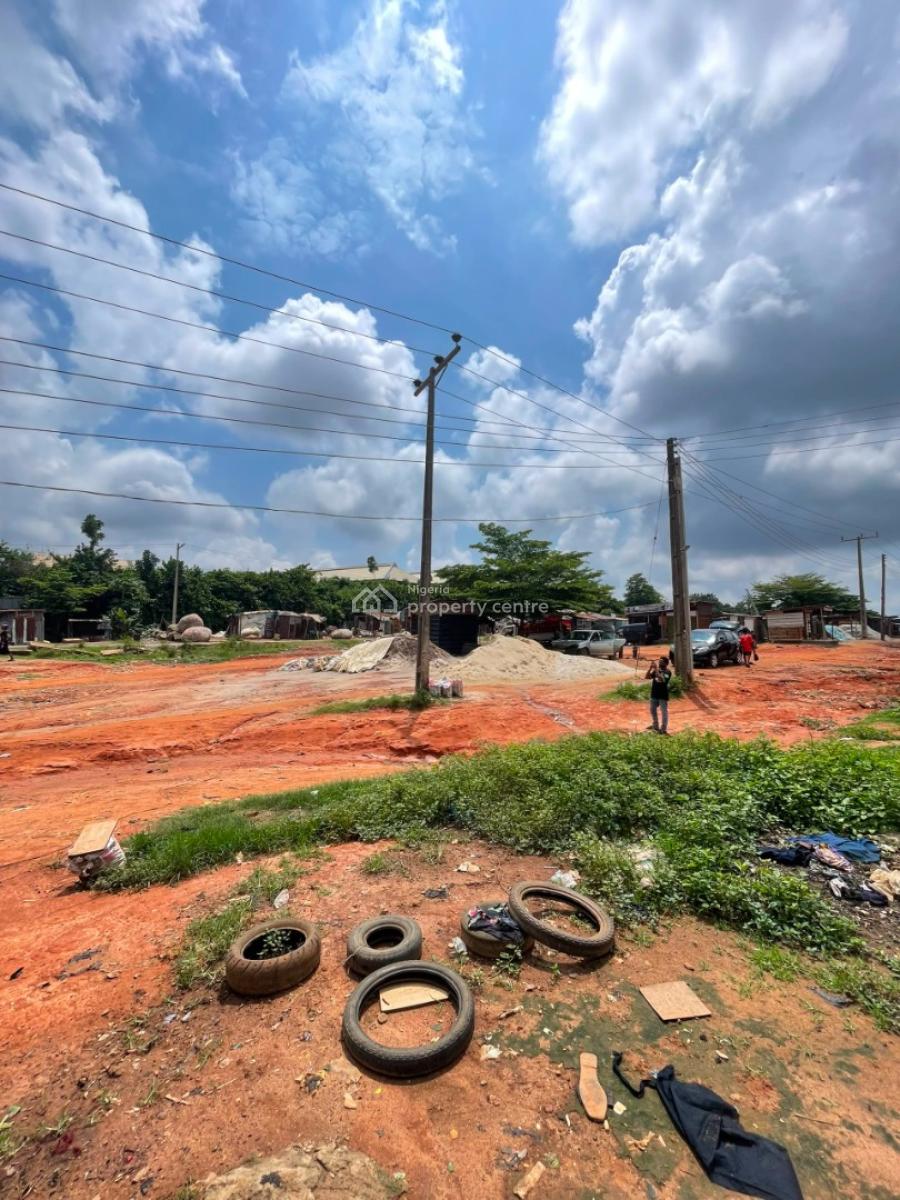 Affordable Land in Ikorodu Road Wity Cofo, Land Facing Road in Laspotech Area of Ikorodu with an Office Space on, Maya, Ikorodu, Lagos, Mixed-use Land for Sale