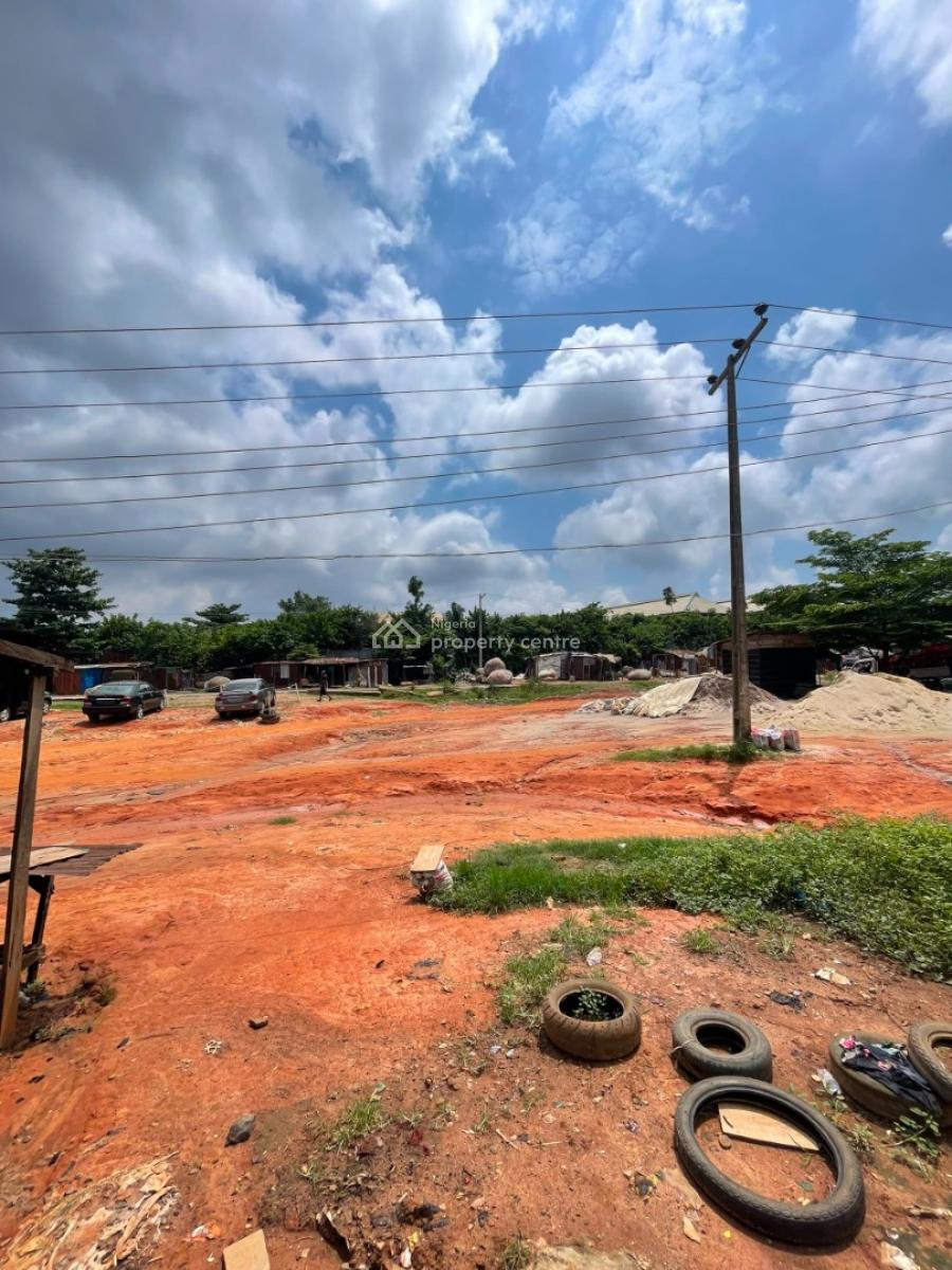 Affordable Land in Ikorodu Road Wity Cofo, Land Facing Road in Laspotech Area of Ikorodu with an Office Space on, Maya, Ikorodu, Lagos, Mixed-use Land for Sale