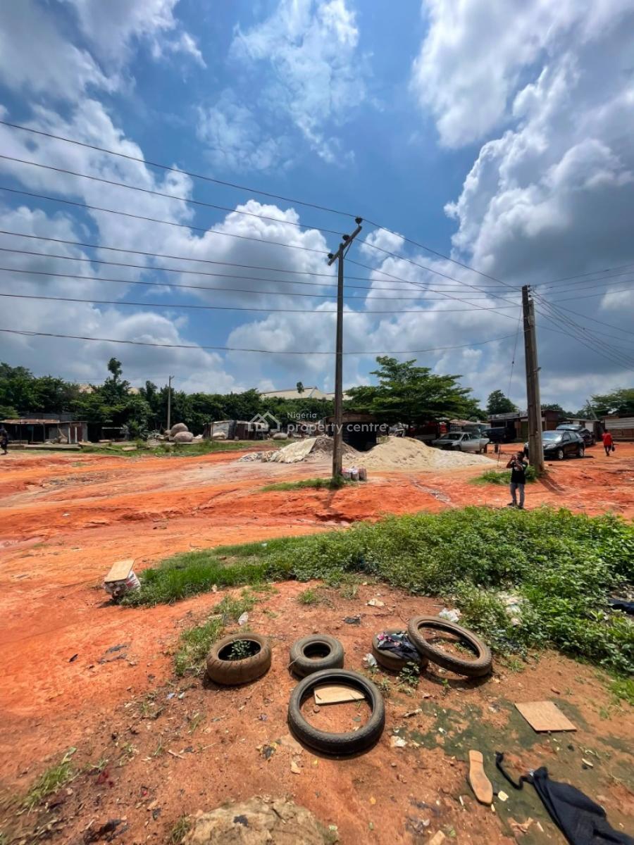 Affordable Land in Ikorodu Road Wity Cofo, Land Facing Road in Laspotech Area of Ikorodu with an Office Space on, Maya, Ikorodu, Lagos, Mixed-use Land for Sale
