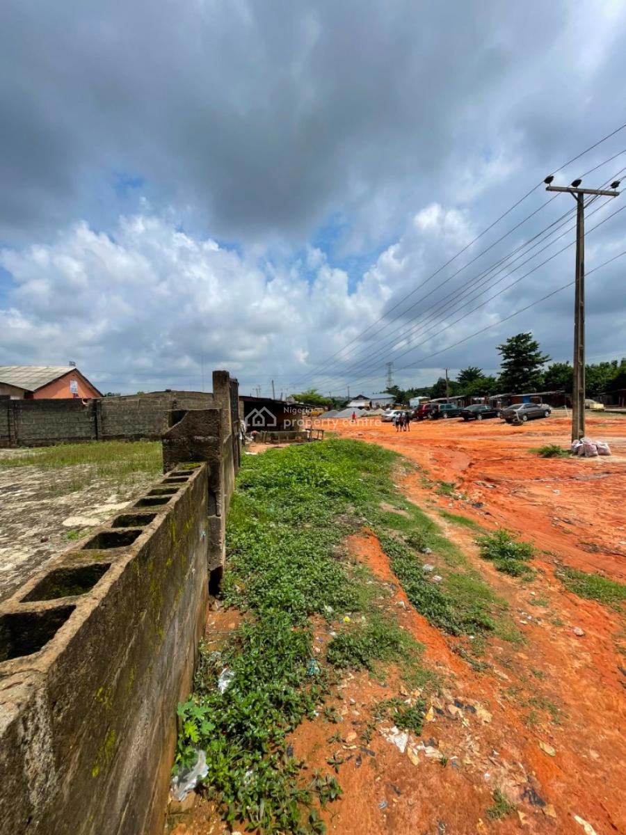 Affordable Land in Ikorodu Road Wity Cofo, Land Facing Road in Laspotech Area of Ikorodu with an Office Space on, Maya, Ikorodu, Lagos, Mixed-use Land for Sale