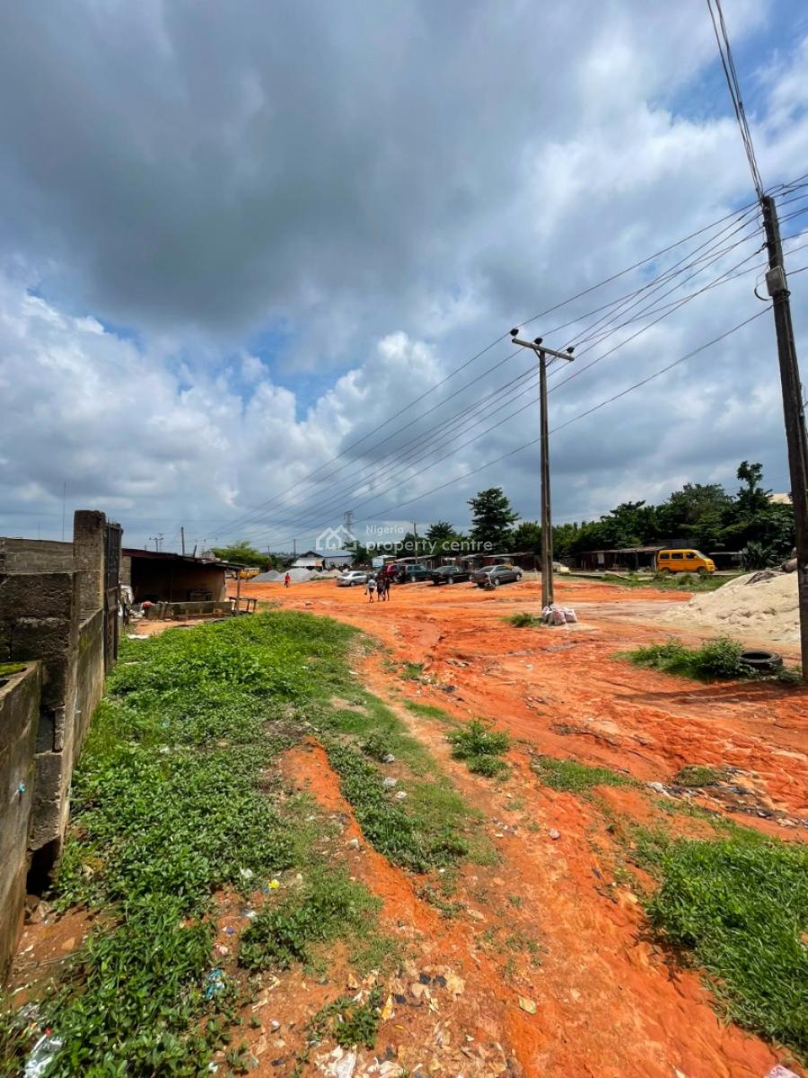 Affordable Land in Ikorodu Road Wity Cofo, Land Facing Road in Laspotech Area of Ikorodu with an Office Space on, Maya, Ikorodu, Lagos, Mixed-use Land for Sale