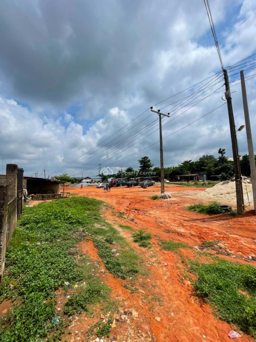 Affordable Land in Ikorodu Road Wity Cofo, Land Facing Road in Laspotech Area of Ikorodu with an Office Space on, Maya, Ikorodu, Lagos, Mixed-use Land for Sale