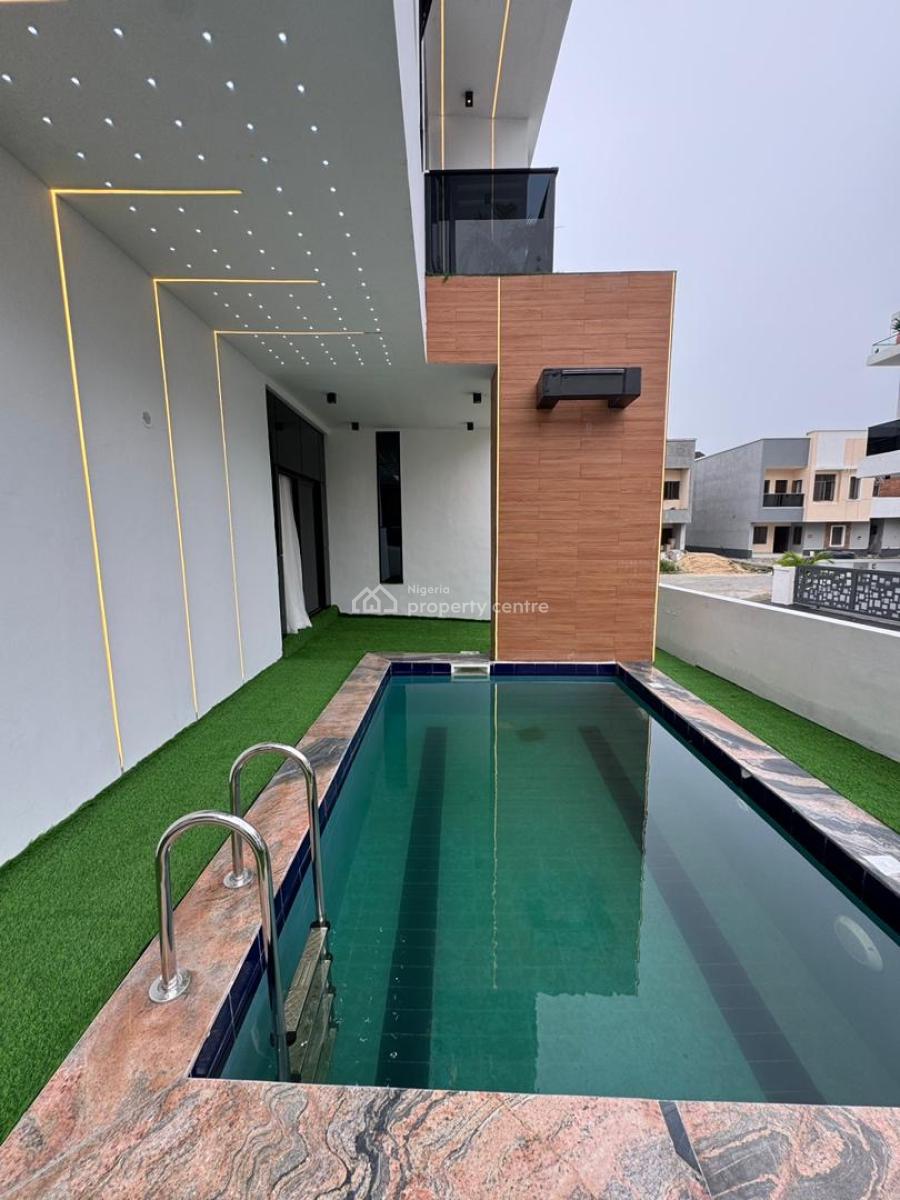 Newly Built 5 Bedroom Luxury Detached Duplex with a Swimming Pool, Chevron Toll Gate, Lekki, Lagos, Detached Duplex for Sale