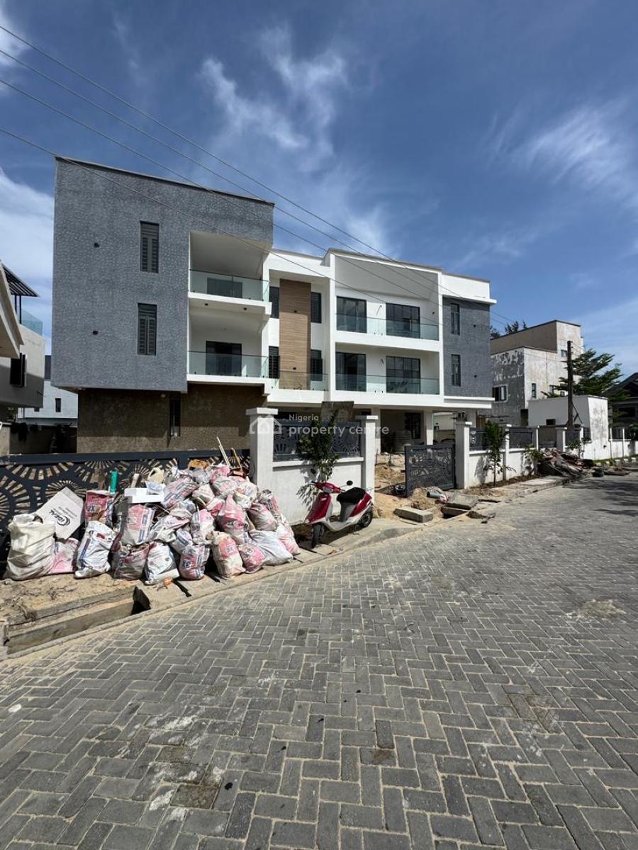 Luxury 2 Bedroom Apartment with Spacious Ensuite Rooms , Swimming Pool, Osapa London, Lekki, Lagos, Block of Flats for Sale
