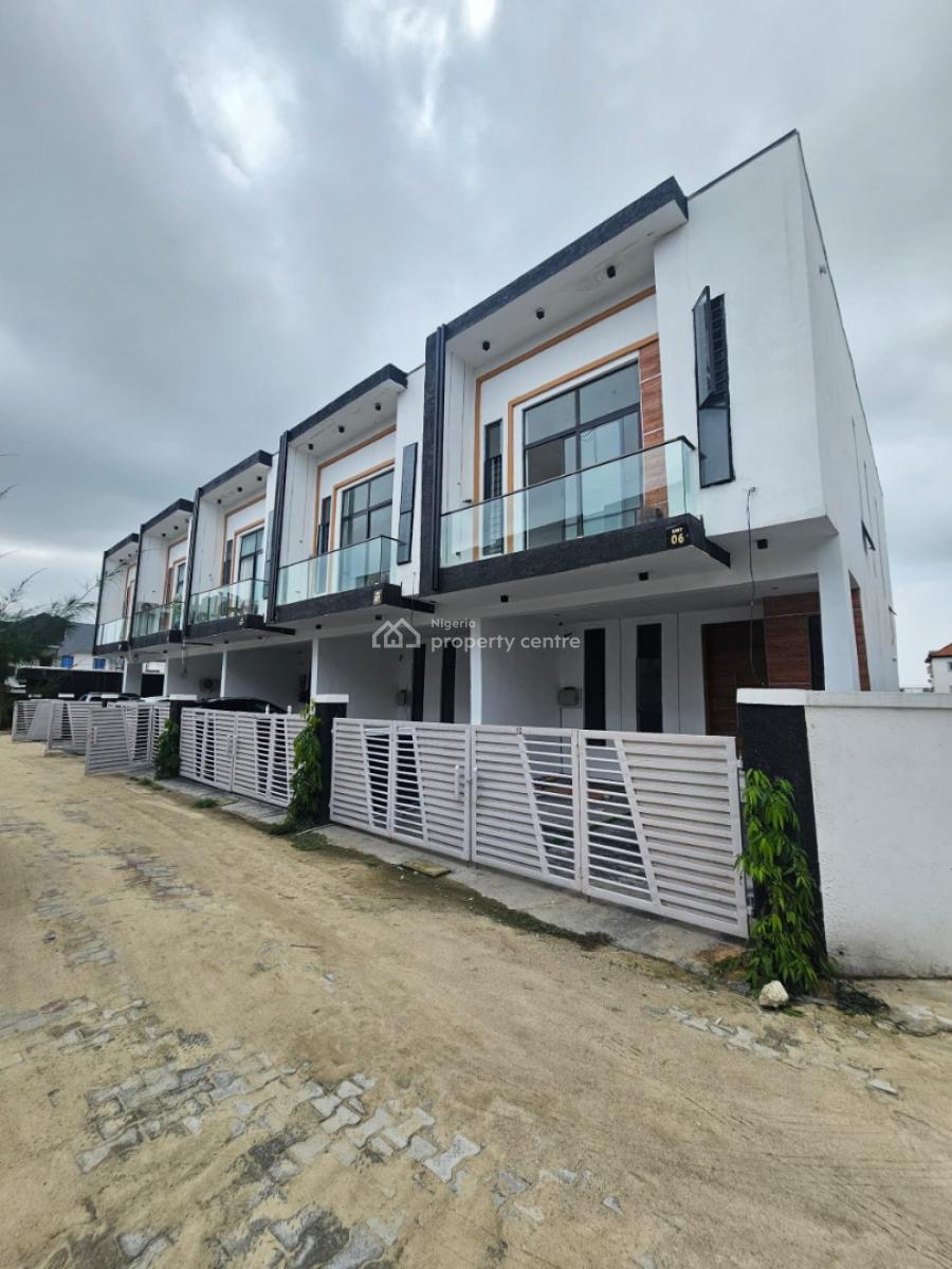 Well-built 4-bedroom Self-compound Terrace Duplex, Ikota, Lekki, Lagos, Terraced Duplex for Sale
