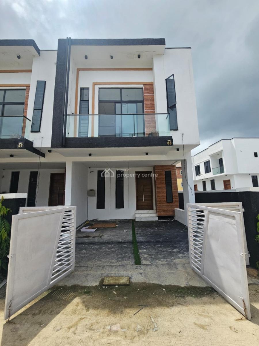 Well-built 4-bedroom Self-compound Terrace Duplex, Ikota, Lekki, Lagos, Terraced Duplex for Sale