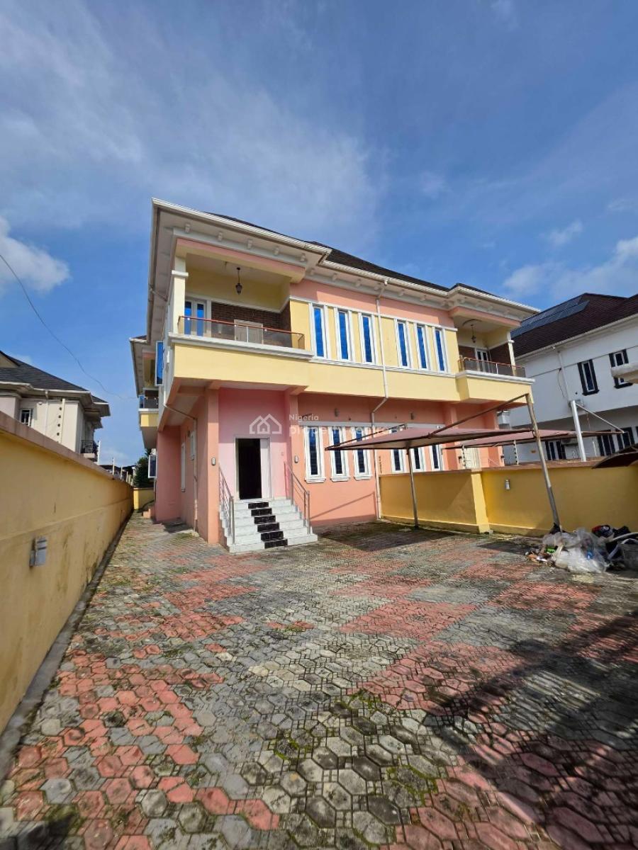 Stunning Massive 4bedroom Semi Detached Duplex with Bq and Security Ho, Ajah, Lagos, Semi-detached Duplex for Rent