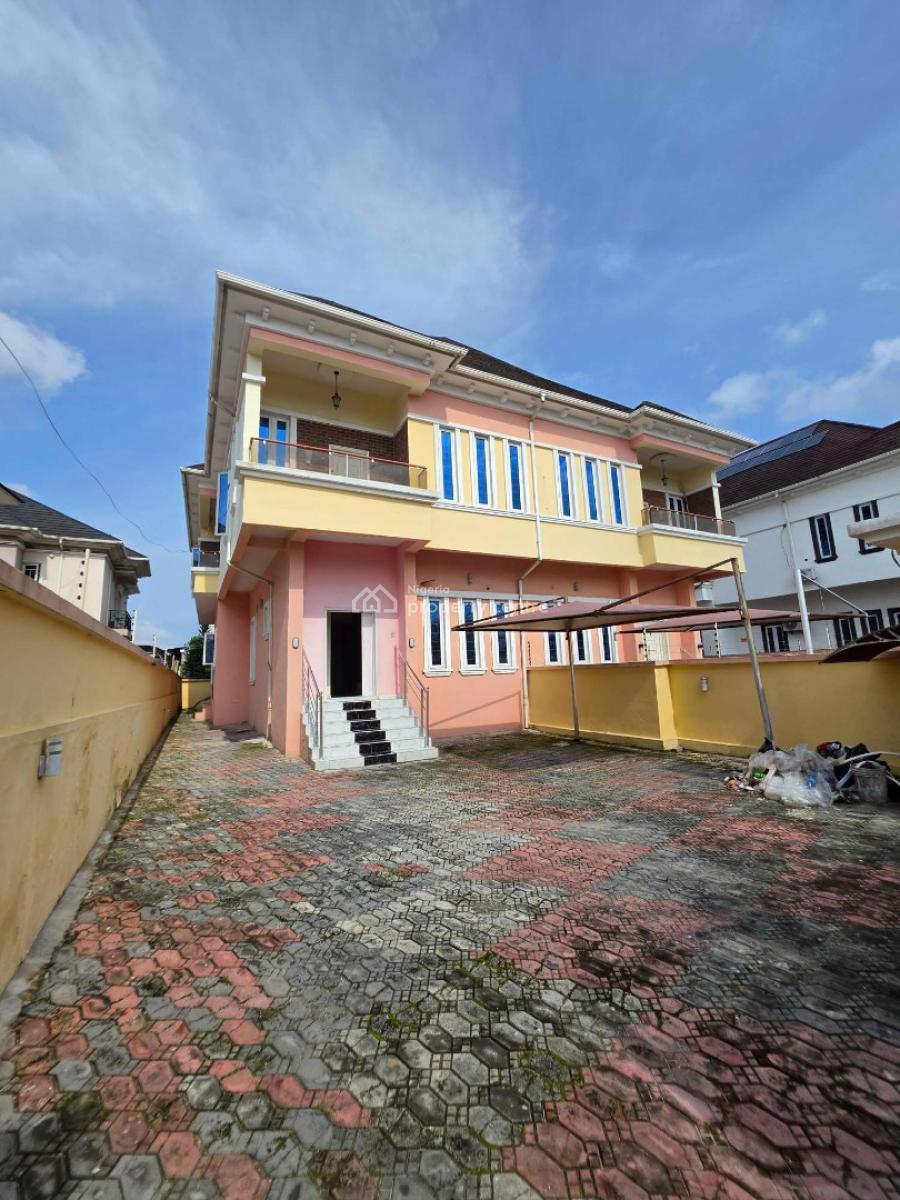 Stunning Massive 4bedroom Semi Detached Duplex with Bq and Security Ho, Ajah, Lagos, Semi-detached Duplex for Rent