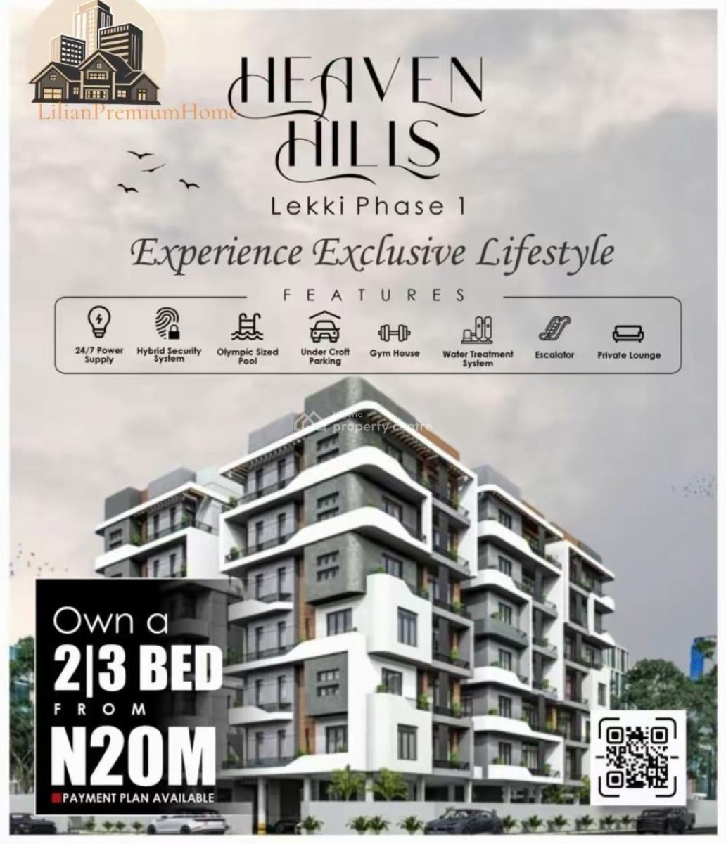 Two - Three Bedroom Luxury Apartment, Lekki Phase 2, Lekki, Lagos, Flat / Apartment for Sale