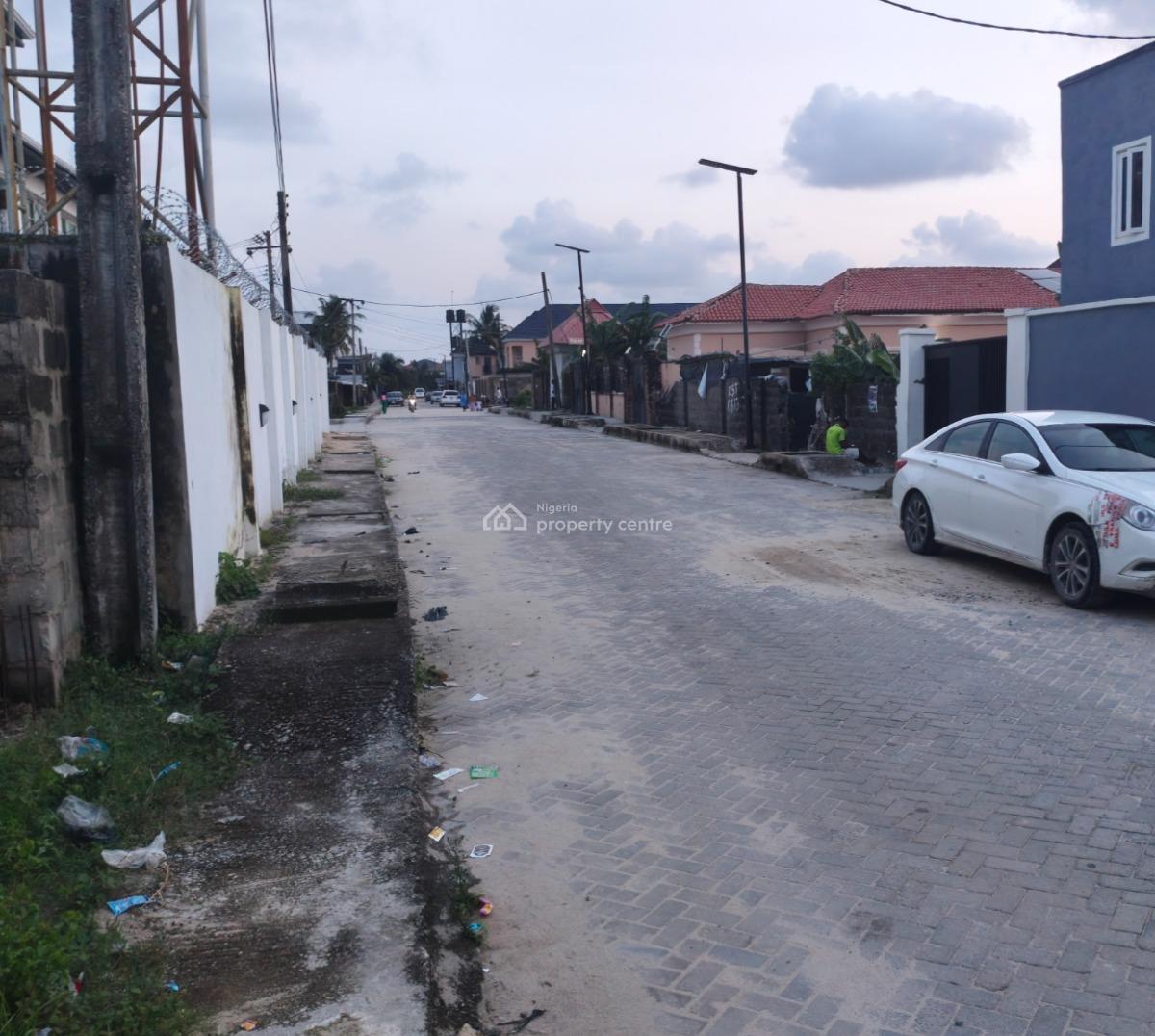 C  of O  Title  Fenced  Estate  in Developed Estate, Muniru Estate Off Sangotedo Road, Ogombo, Ajah, Lagos, Mixed-use Land for Sale