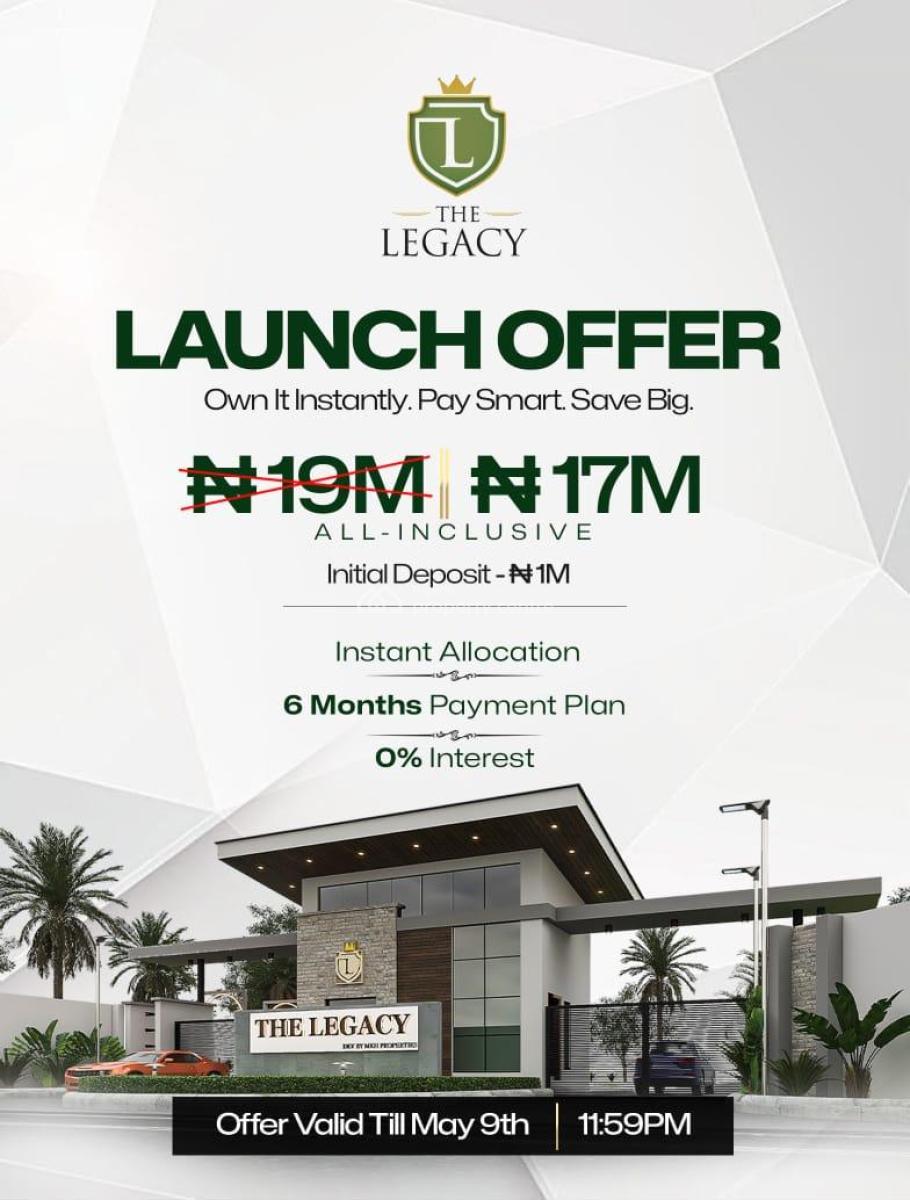 Buy & Build Titled Land Facing The Road with a 2milion Naira Discount, Enjoy 2 Million Naira Discount When You Key in with a Deposit, Ibadan, Oyo, Mixed-use Land for Sale