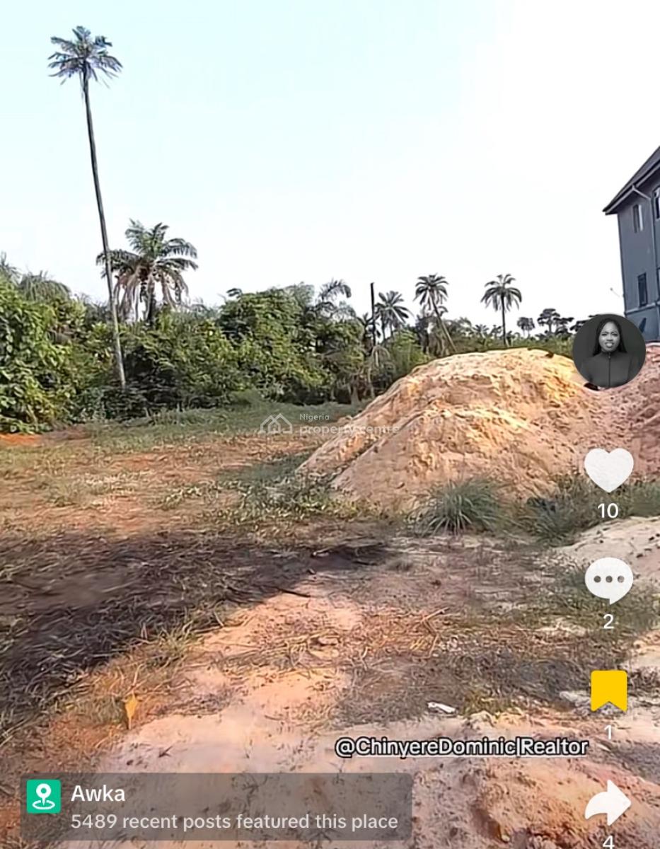 Affordable Land in a Well Developed Area, Ifite, Awka, Anambra, Land for Sale