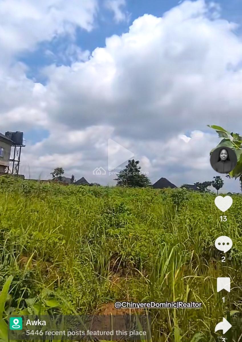 Affordable Land in a Fast Developing Area, Isuaniocha, Awka, Anambra, Land for Sale