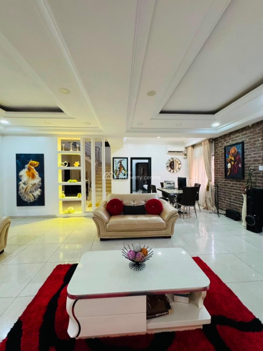 Elegant 4 Bedroom Self Compound Duplex with Bq in a Secured Estate, Chevron Drive, Lekki, Lagos, Semi-detached Duplex for Sale