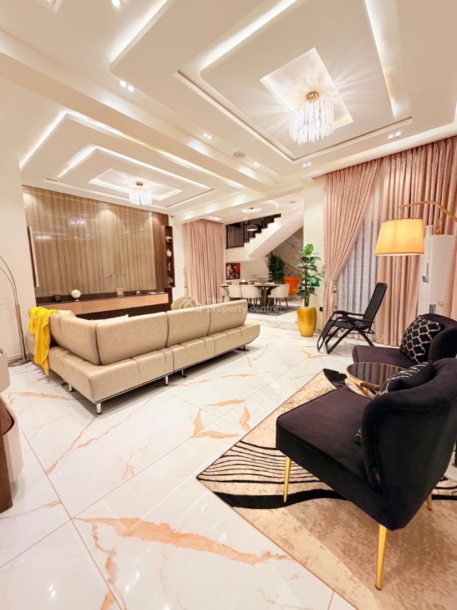 6 Bedroom Magnificently Built and Furnished House with 2 Bq Ensuite, Gra Phase 2, Magodo, Lagos, Detached Duplex for Sale