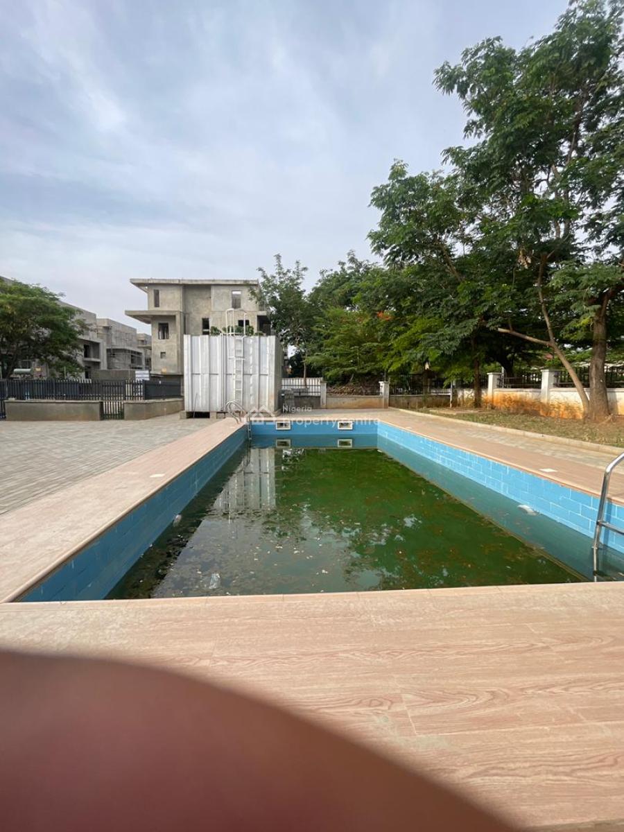 5 Bedrooms Semi Finished Detached Duplex, Bq, Pool, Prime Location, Serene Neighborhood Inside a Gated Community, Jabi, Abuja, Detached Duplex for Sale