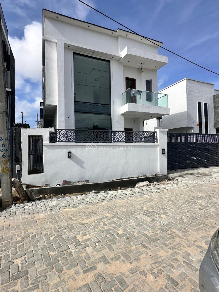 Contemporary Design 5 Bedroom Duplex with  Bq and Swimming Pool, Sangotedo Axis, Lekki, Lagos, Detached Duplex for Sale
