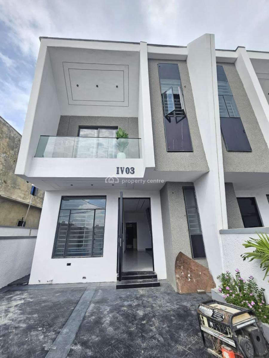 Luxury 4-bedroom Self-compound Semi-detached Duplex with Bq, Ikota, Lekki, Lagos, Semi-detached Duplex for Sale