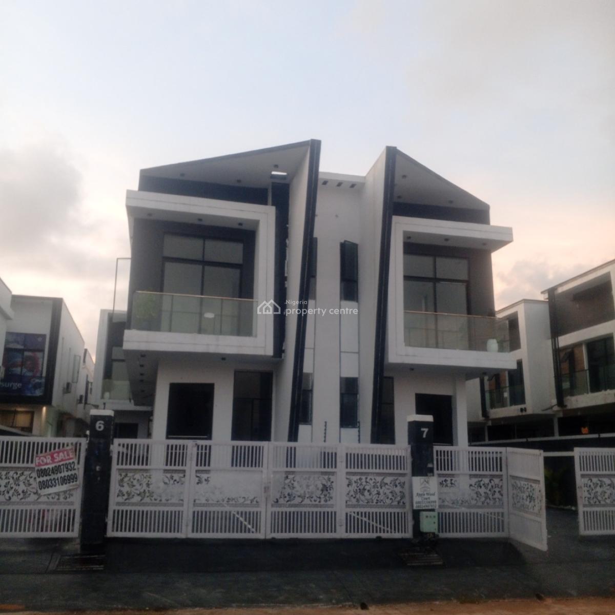 4 Bedroom Detached Duplex with a Drive Way, Ikota Gra Extension, Ikota, Lekki, Lagos, Detached Duplex for Sale