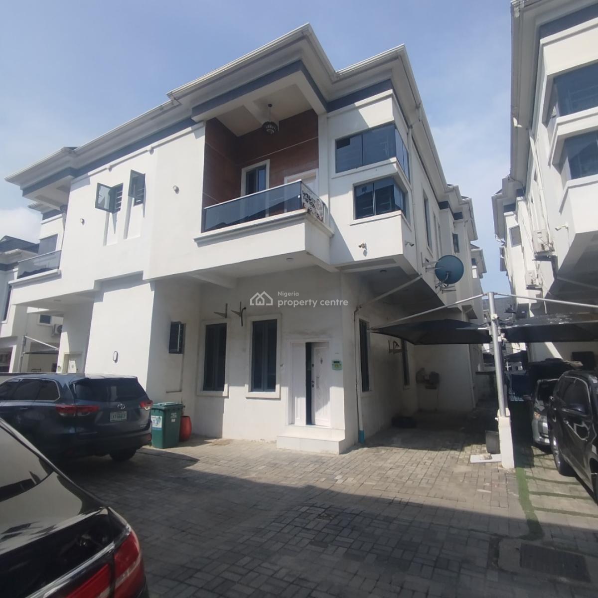 Nice Partly Furnished 4 Bedroom Semi Detached Duplex with Bq, Royal Pine Estate, Lekki Expressway, Lekki, Lagos, Semi-detached Duplex for Rent