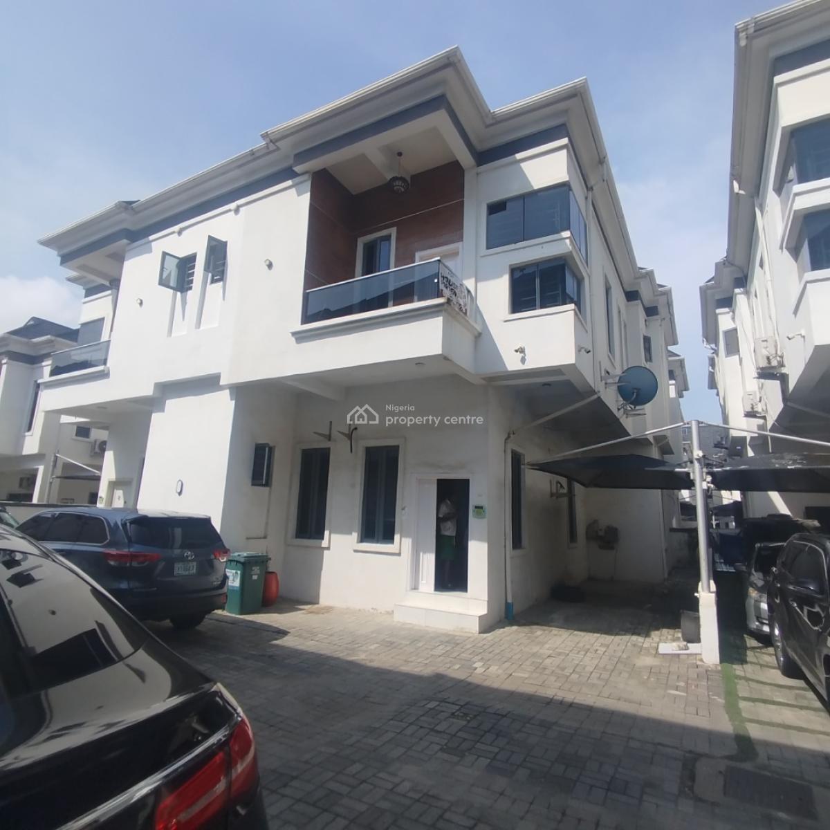 Nice Partly Furnished 4 Bedroom Semi Detached Duplex with Bq, Royal Pine Estate, Lekki Expressway, Lekki, Lagos, Semi-detached Duplex for Rent