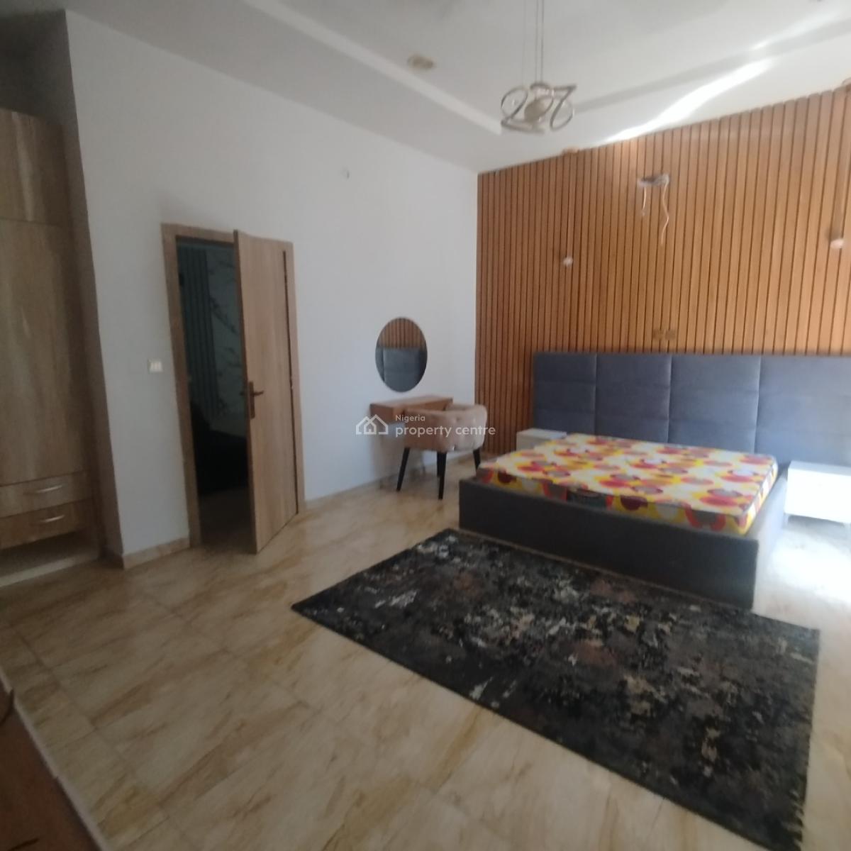 Nice Partly Furnished 4 Bedroom Semi Detached Duplex with Bq, Royal Pine Estate, Lekki Expressway, Lekki, Lagos, Semi-detached Duplex for Rent