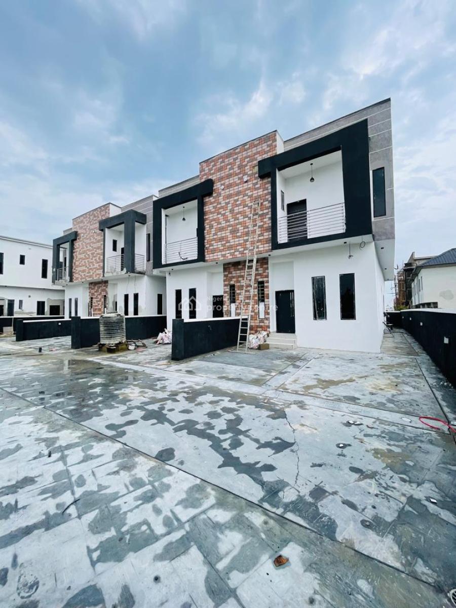 Self Compound 3 Bedroom Duplex, Aburaham Adesanya, Ajah, Lagos, Terraced Duplex for Sale