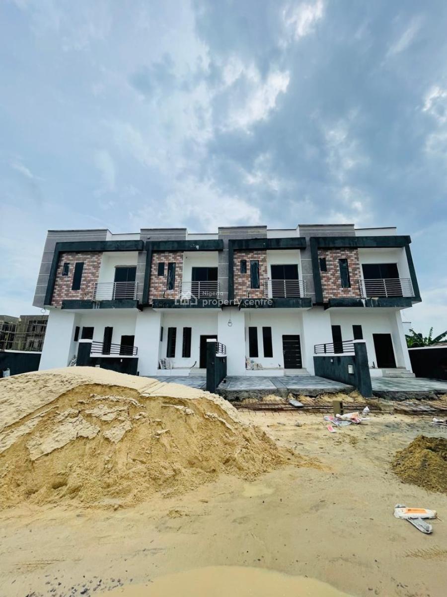 Self Compound 3 Bedroom Duplex, Aburaham Adesanya, Ajah, Lagos, Terraced Duplex for Sale