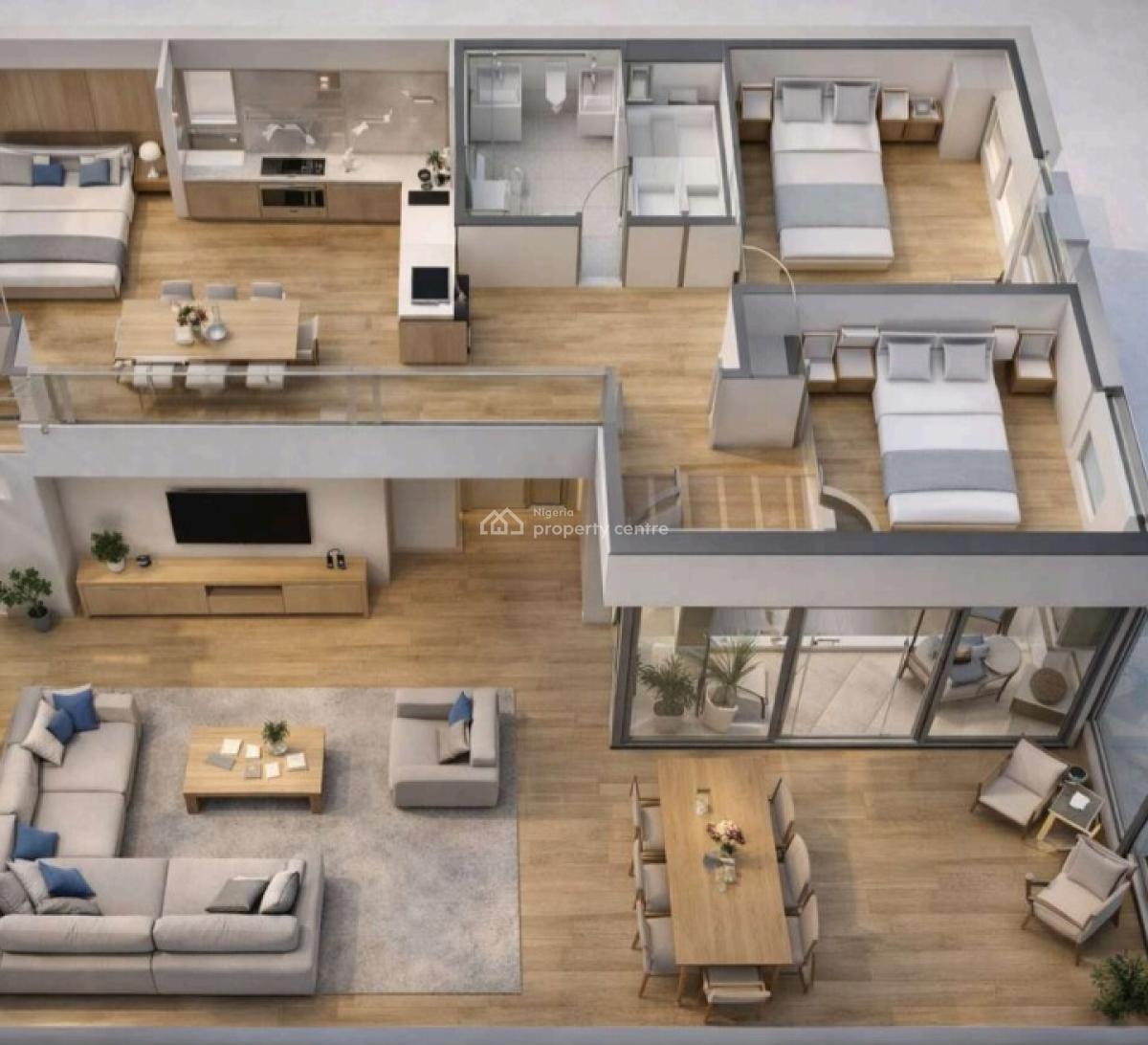 Luxury 2 Bedroom Apartment with Off Plan Payment, Eko Atlantic City, Victoria Island (vi), Lagos, Flat / Apartment for Sale