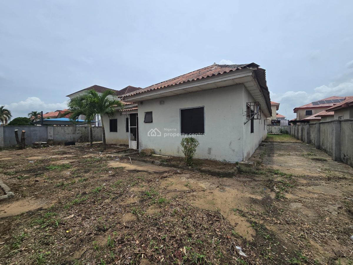 Developable Structure Sitting on a Plot Measuring Approximately600sqms, Crown Estate, Sangotedo, Ajah, Lagos, Detached Bungalow for Sale